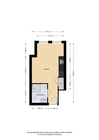 Plattegrond - Markt 16S, 5611 EB Eindhoven - Markt 16S, Eindhoven_Linovas1.jpg